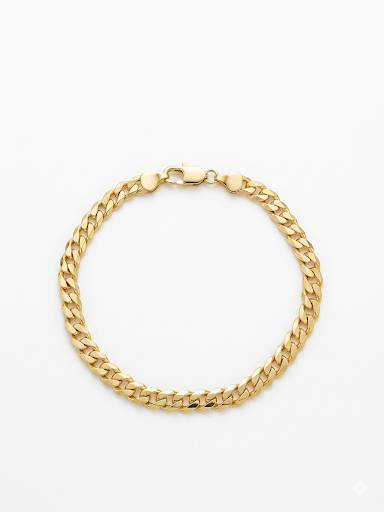 Heritage Gold Plated Loop Bracelet Length 8.5" 22 cm