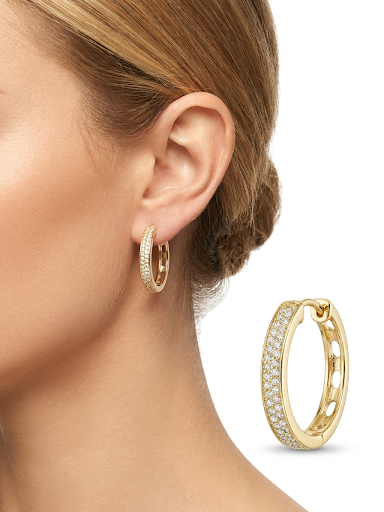 Celestial Orbit Gold Plated Earrings